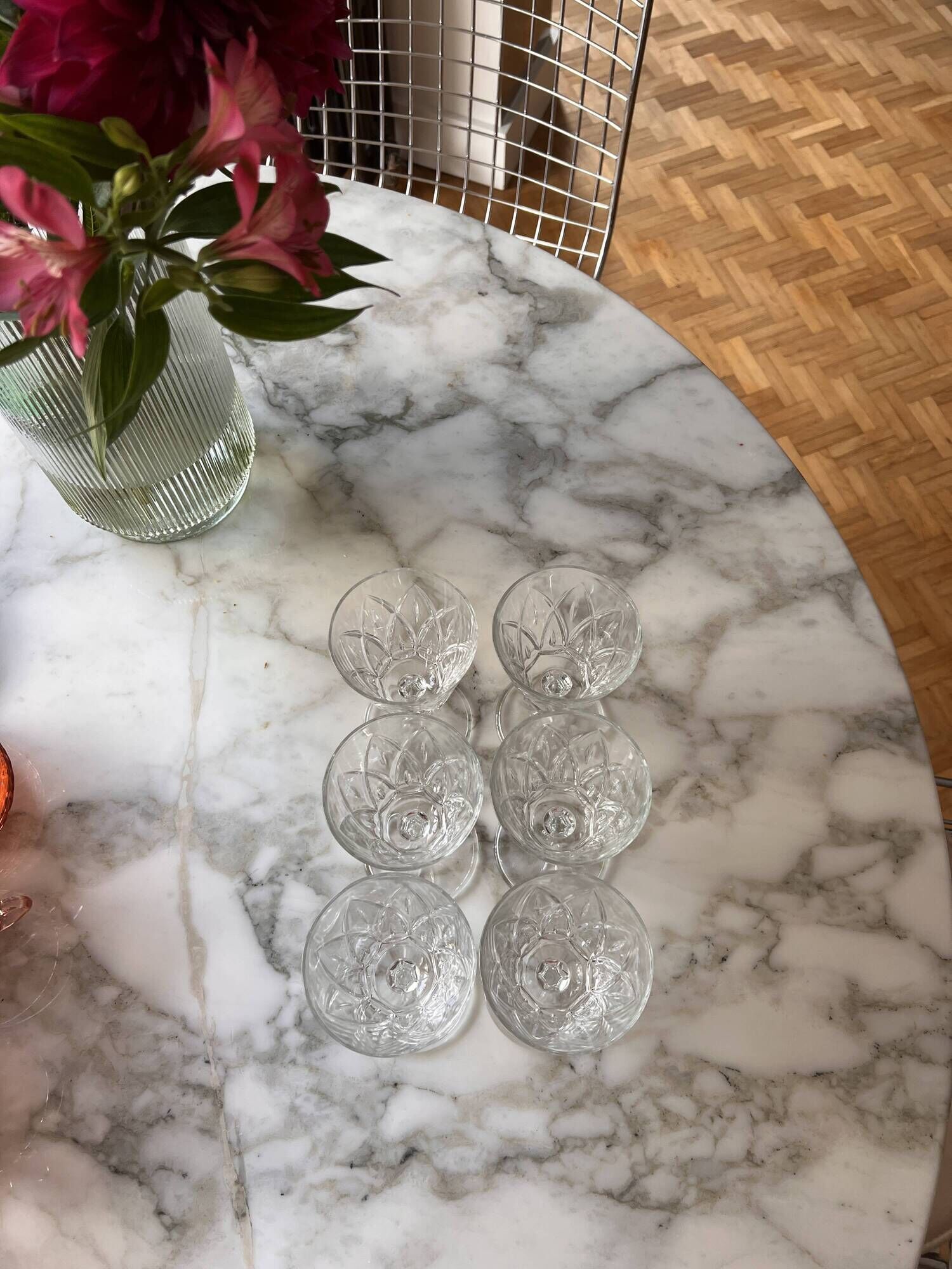 Lot de 6 verres à eau VMC de Reims