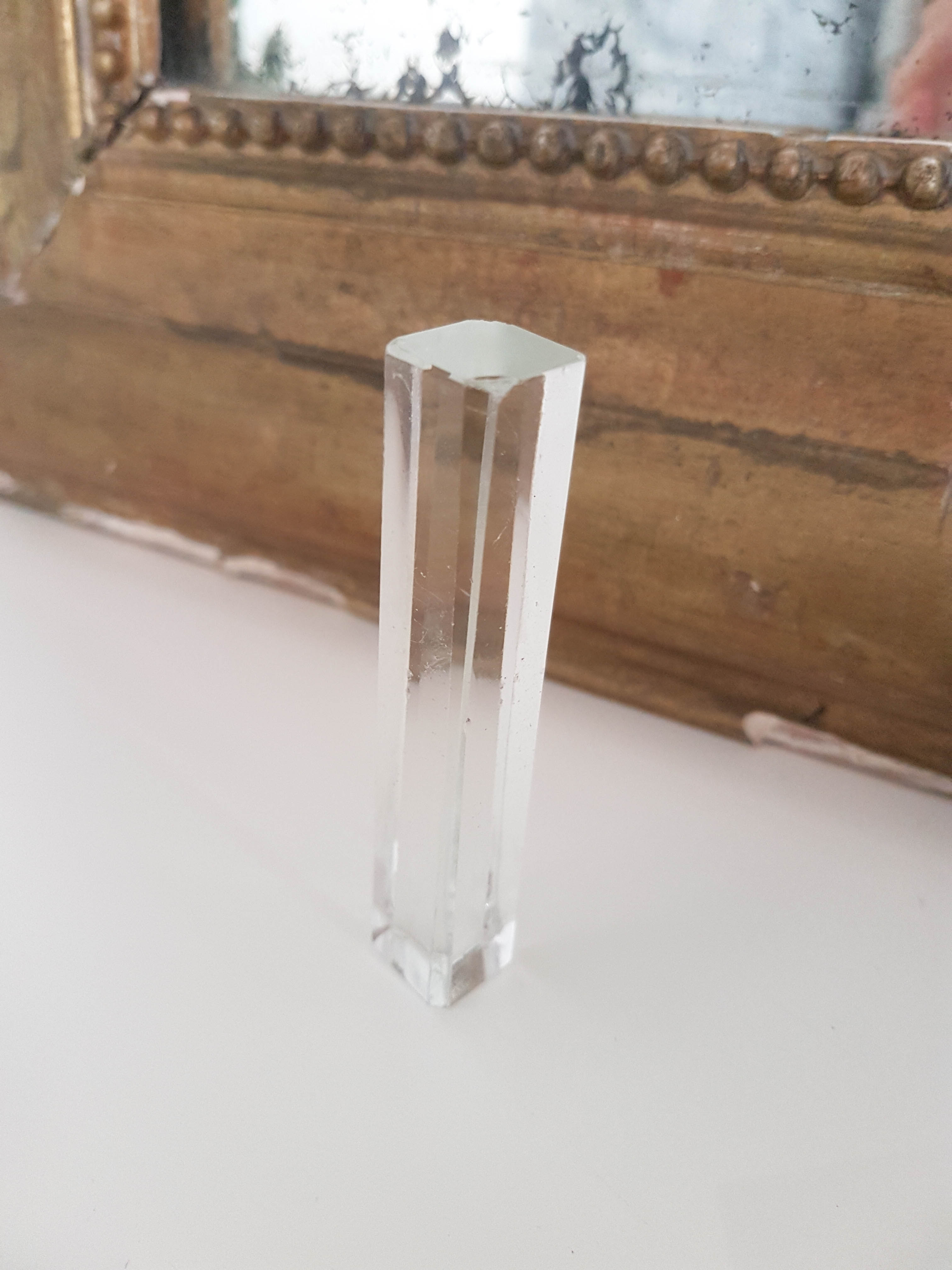 Lot de 6 porte-couteaux en cristal Tchécoslovaque