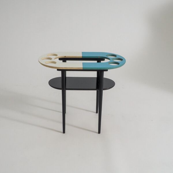 Table de plante des années 50, table d'appoint.