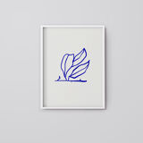 Botanical illustration giclee print, 50x70