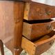 Louis XV style marquetry bedside table with floral flower