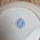 Large antique English deep plate B.p.w.&m. Milan – Ironstone