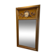 Antique gilded trumeau mirror in Louis XVI style