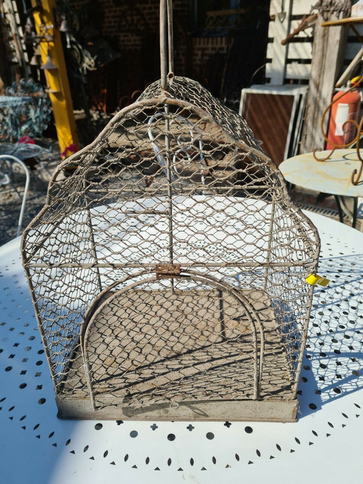 Iron bird cage