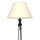 Wrought iron floor lamp, 170 cm, Art Deco work circa 1920