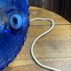Blue moulded glass suspension