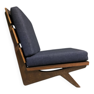 Rare chaise longue par