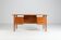 Peter Lovig free standing writing desk in teak Denmark 1960