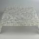 60s 70s ice glass flush mount ceiling lamp by Kaiser Leuchten Germany