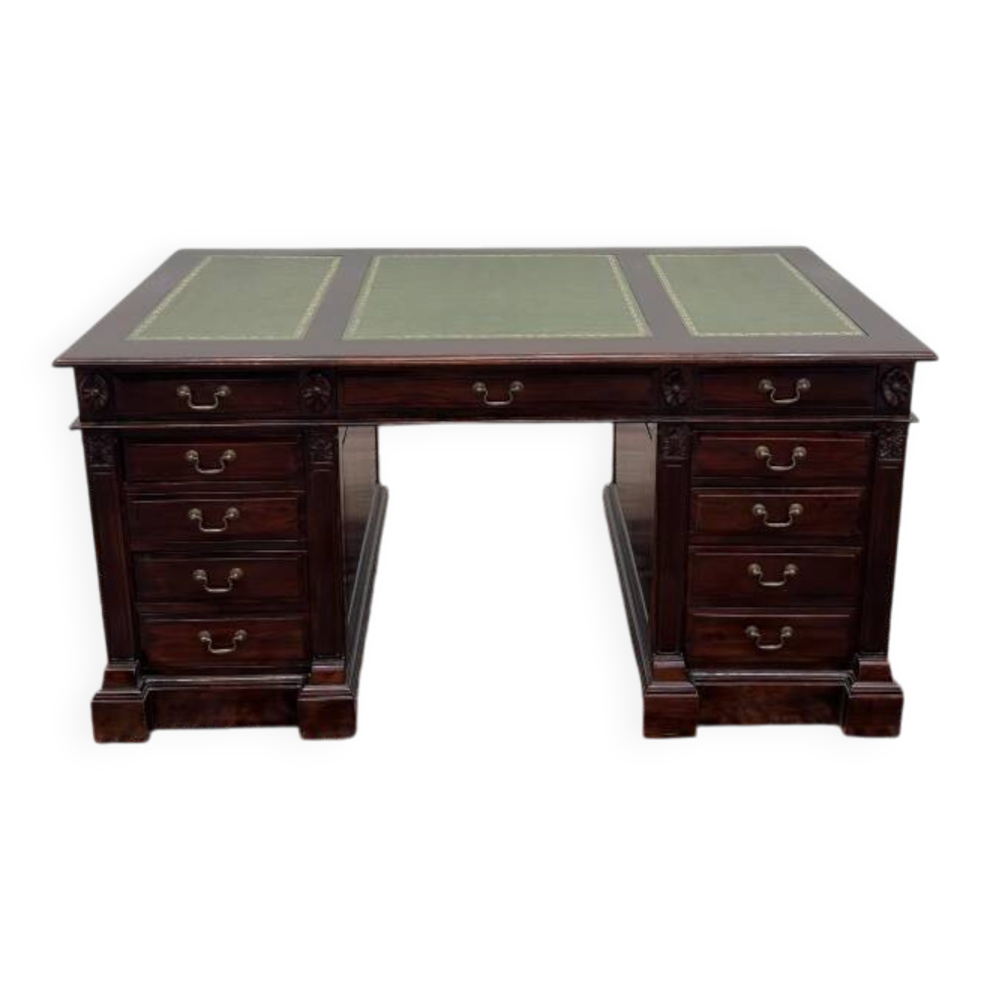 Classic English Chesterfield Desk
