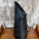 Antique black metal ash coal bucket vintage umbrella holder
