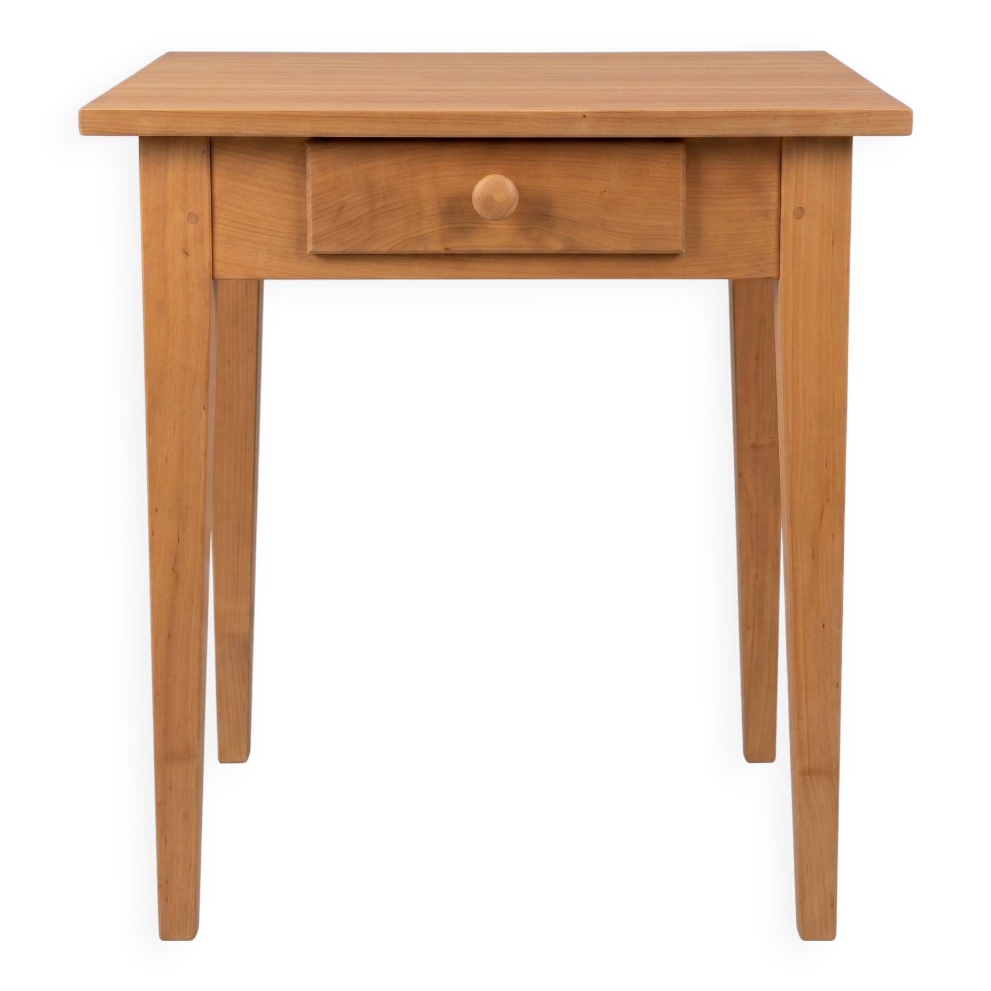 Petite table ou bureau en bois clair - Forme épurée - Style scandinave