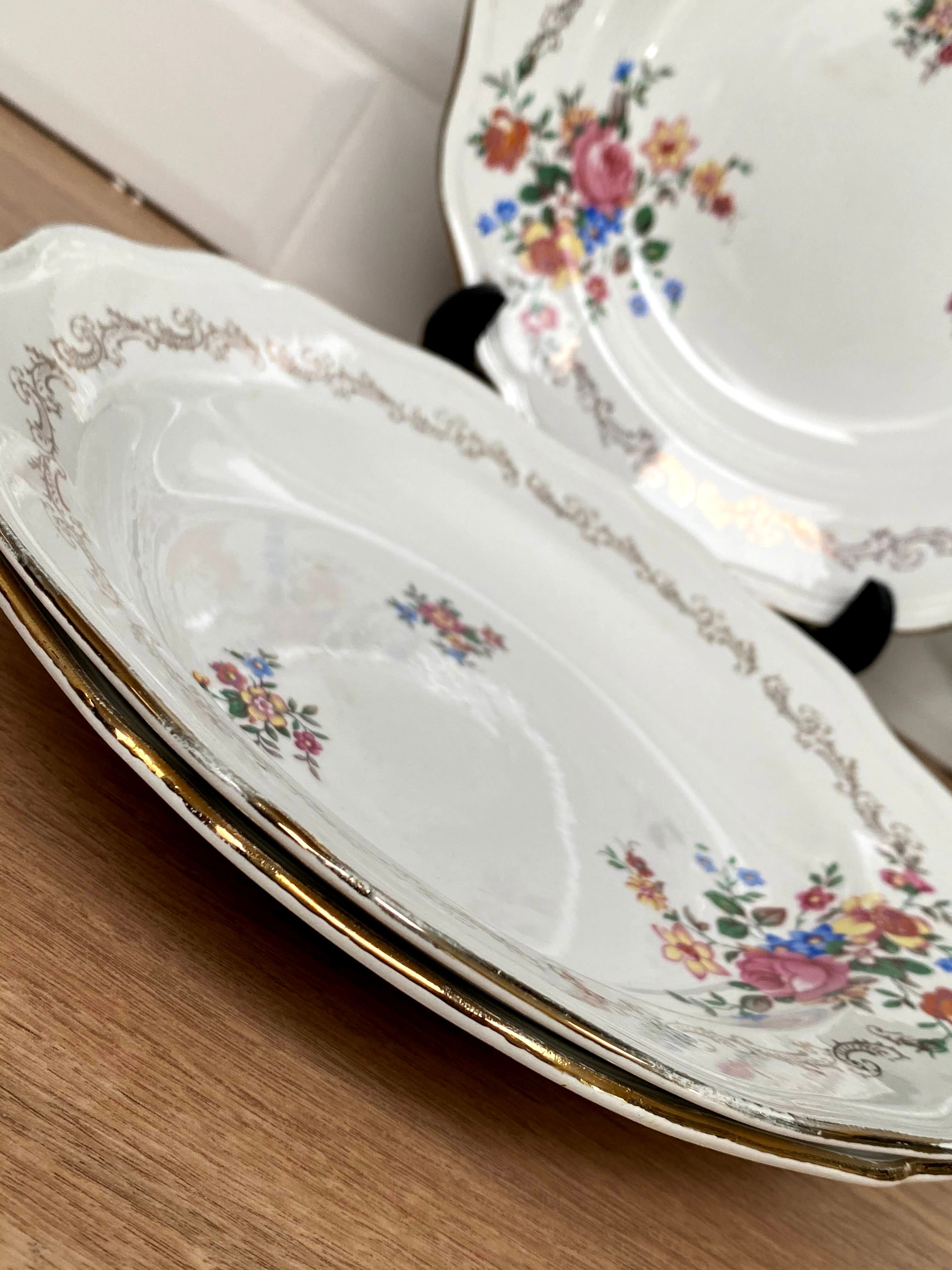 Set of 3 hollow plates The Almond Mira