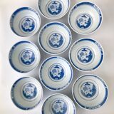 Set of 10 Chinese bowls