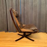 Falcon armchair designed by Sigurd Ressell, Vatne Möbler, Norway, 1970s