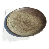 Indonesian green ceramic dish D:26.5