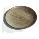 Indonesian green ceramic dish D:26.5