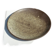 Plat en céramique vert indonésien D:26,5