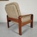 Pair of vintage Scandinavian teak chairs 1970s