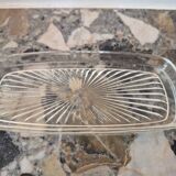 Vintage stainless steel butter dish