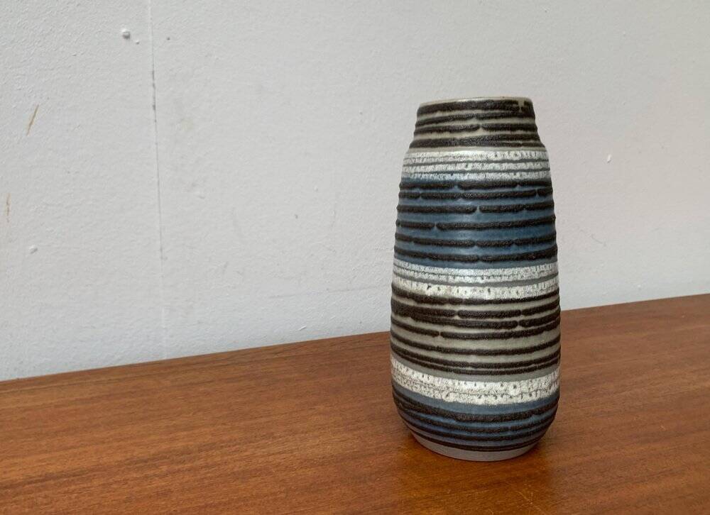 West German Fat Lava ceramic vase in Mid-Century style from the 1960s by Scheurich.