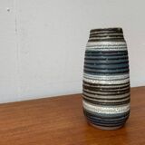 West German Fat Lava ceramic vase in Mid-Century style from the 1960s by Scheurich.