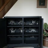Black art deco buffet