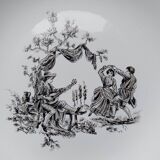 Serving dish Lunéville Badonviller