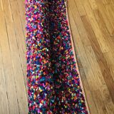 Tapis Rag Rug morceaux de tissus multicolores