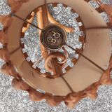 Pair of Louis Sognot rattan wall lights.