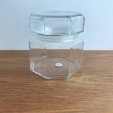 Vintage arcoroc octime model hermetic glass jar