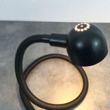 Lampe serpent noir vintage