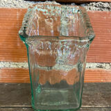 Vintage Bubble Glass Cascade Design Vase #C868