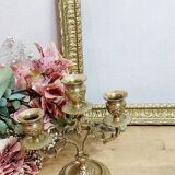 Brass candlestick / candelabra