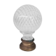 French antique decorative boule d'escalier