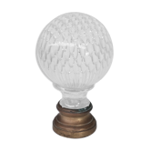 French antique decorative boule d'escalier