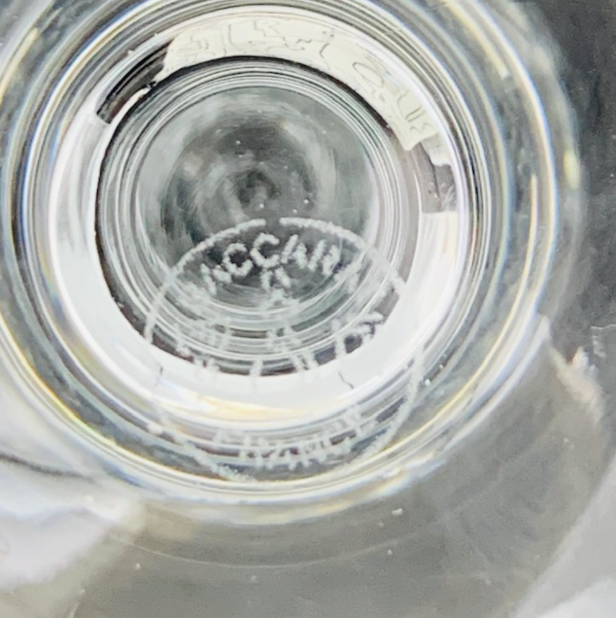 Baccarat crystal champagne flutes