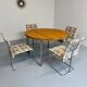 Set of 4 old Saporiti Italia chairs from the 1970s, Ernes design