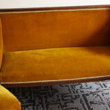 Two-seater Louis XVI Directoire-style seating and two chairs