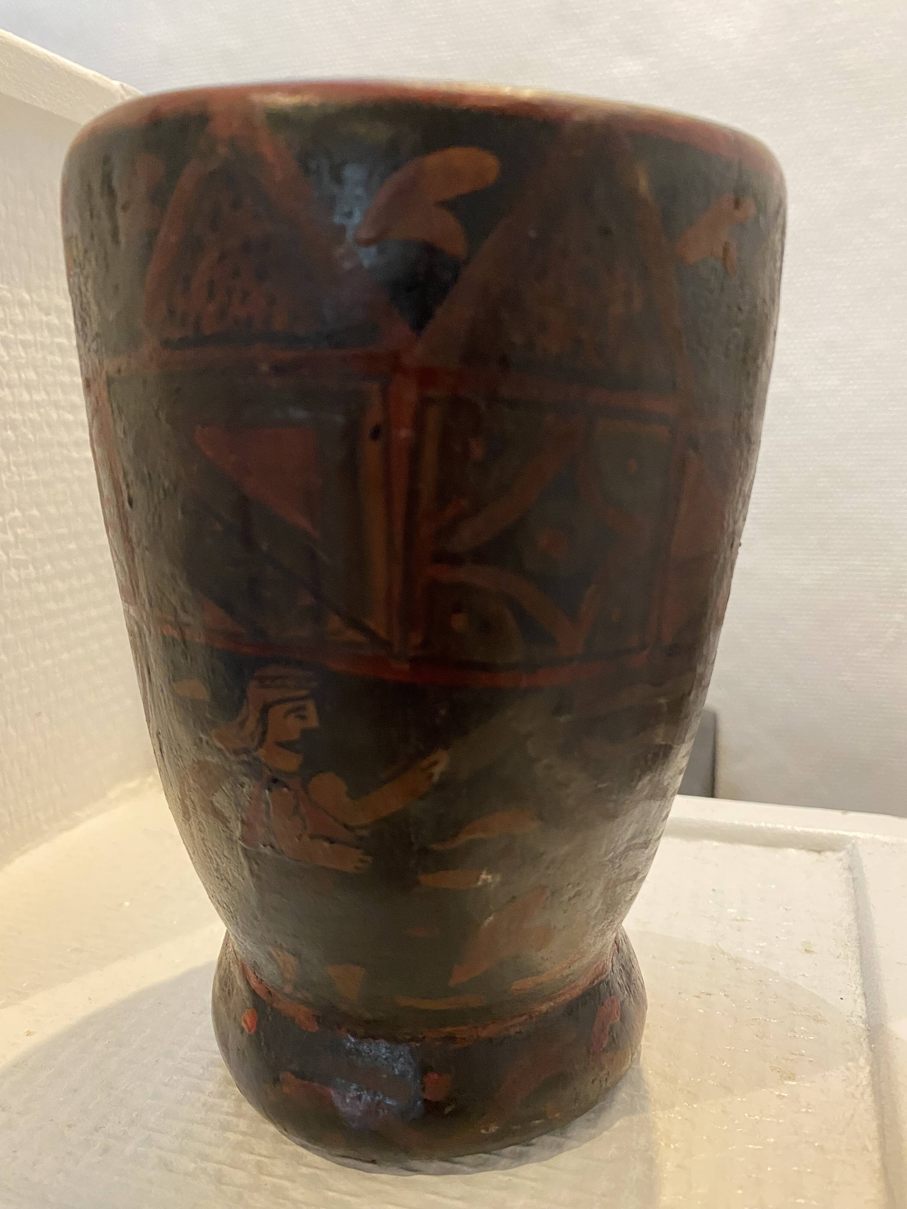 Authentic Kero vase from the colonial era.