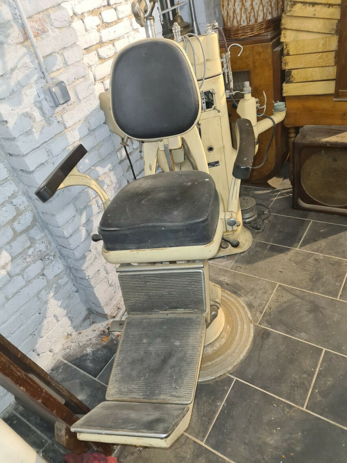 vintage dentist chair