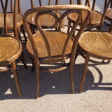 Set of 14 bistro chairs