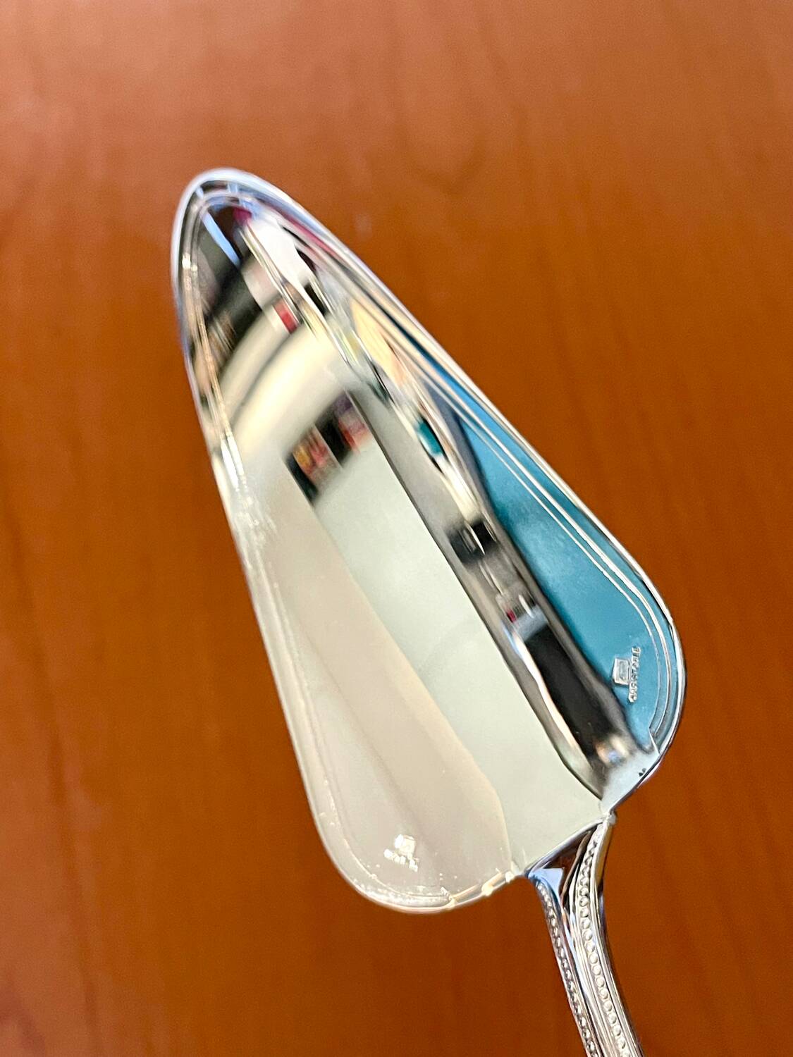 Christofle pearls, cake pie server, new condition