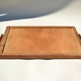 Plateau en bois ancien marqueterie