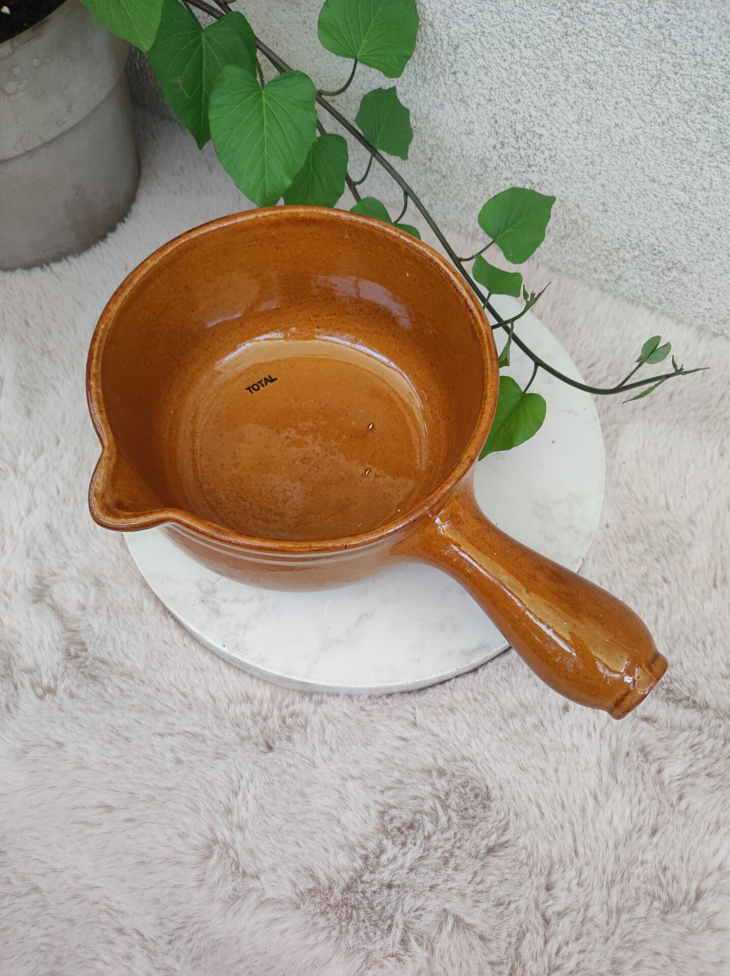 Old terracotta stove