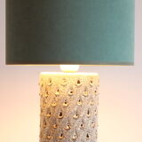 Fratelli Fianciullacci teardrop pattern cylinder table lamp, Italy, 1960s
