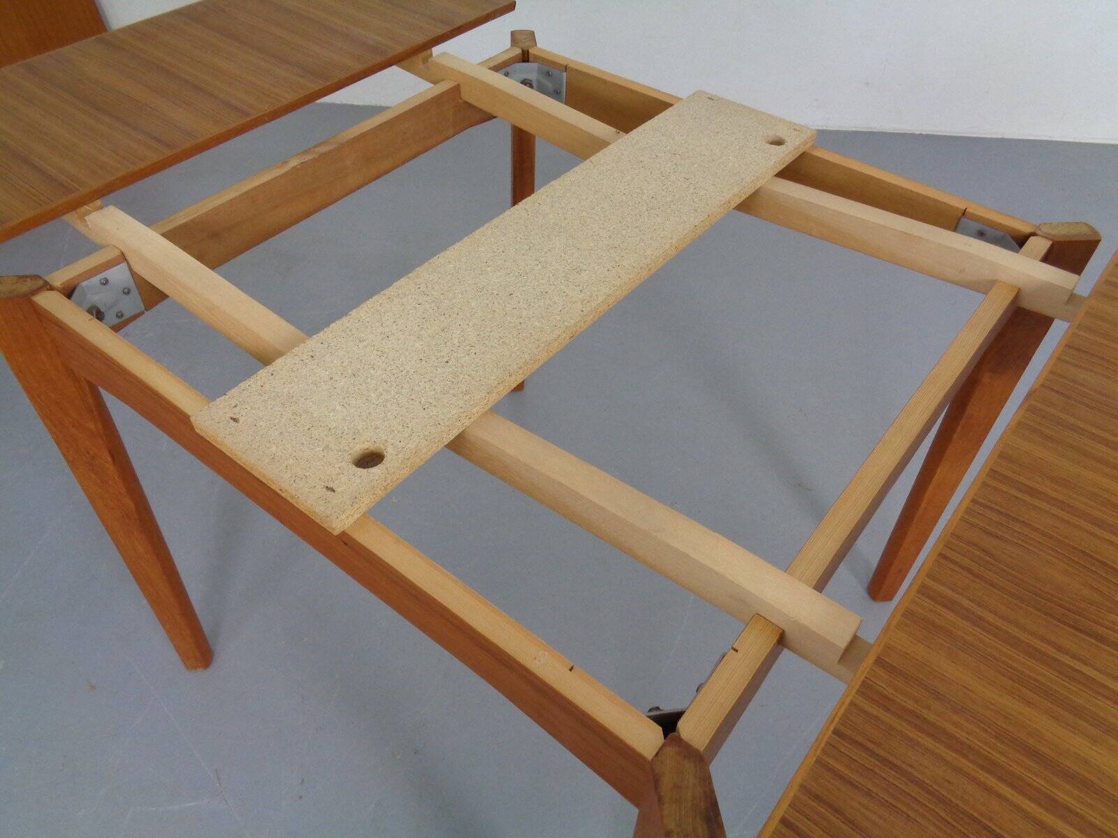 Extendable Teak Dining Table, Denmark, 1960s