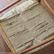 Pair of Scandinavian straw chairs