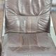 Vintage Armchair in Brown Leather and Bentwood attributed to Coja, 1970s