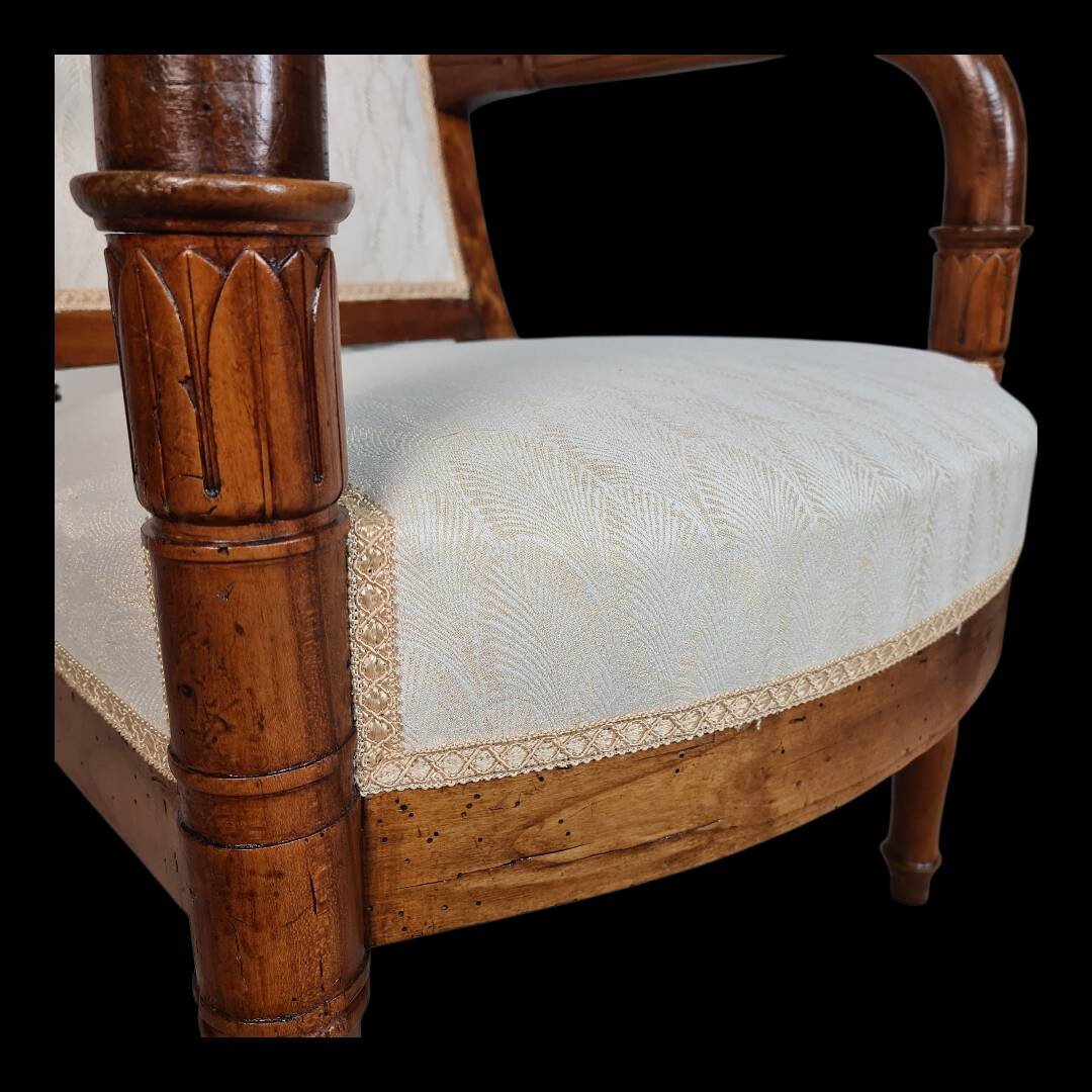 Pair of Empire armchairs from the 19th century.